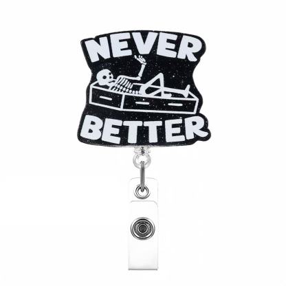 77 Retractable ID Name Badge Holder Reels with Swivel Alligator Clip  Cute Gifts