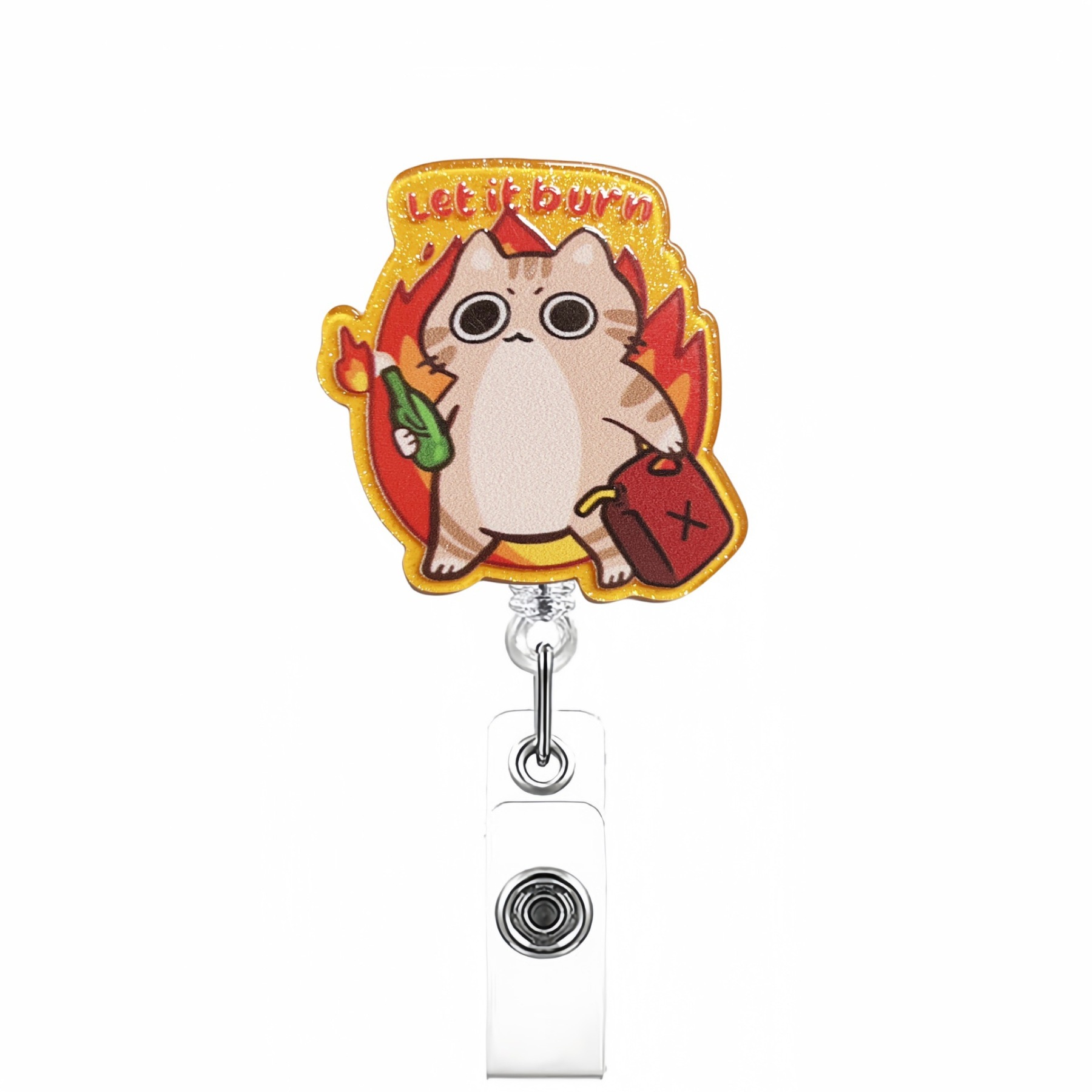 85 Retractable ID Name Badge Holder Reels with Swivel Alligator Clip  Cute Gifts