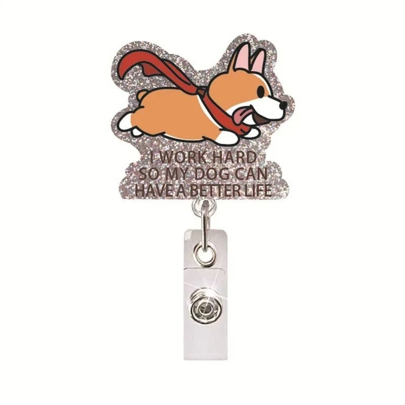 95 Retractable ID Name Badge Holder Reels with Swivel Alligator Clip C