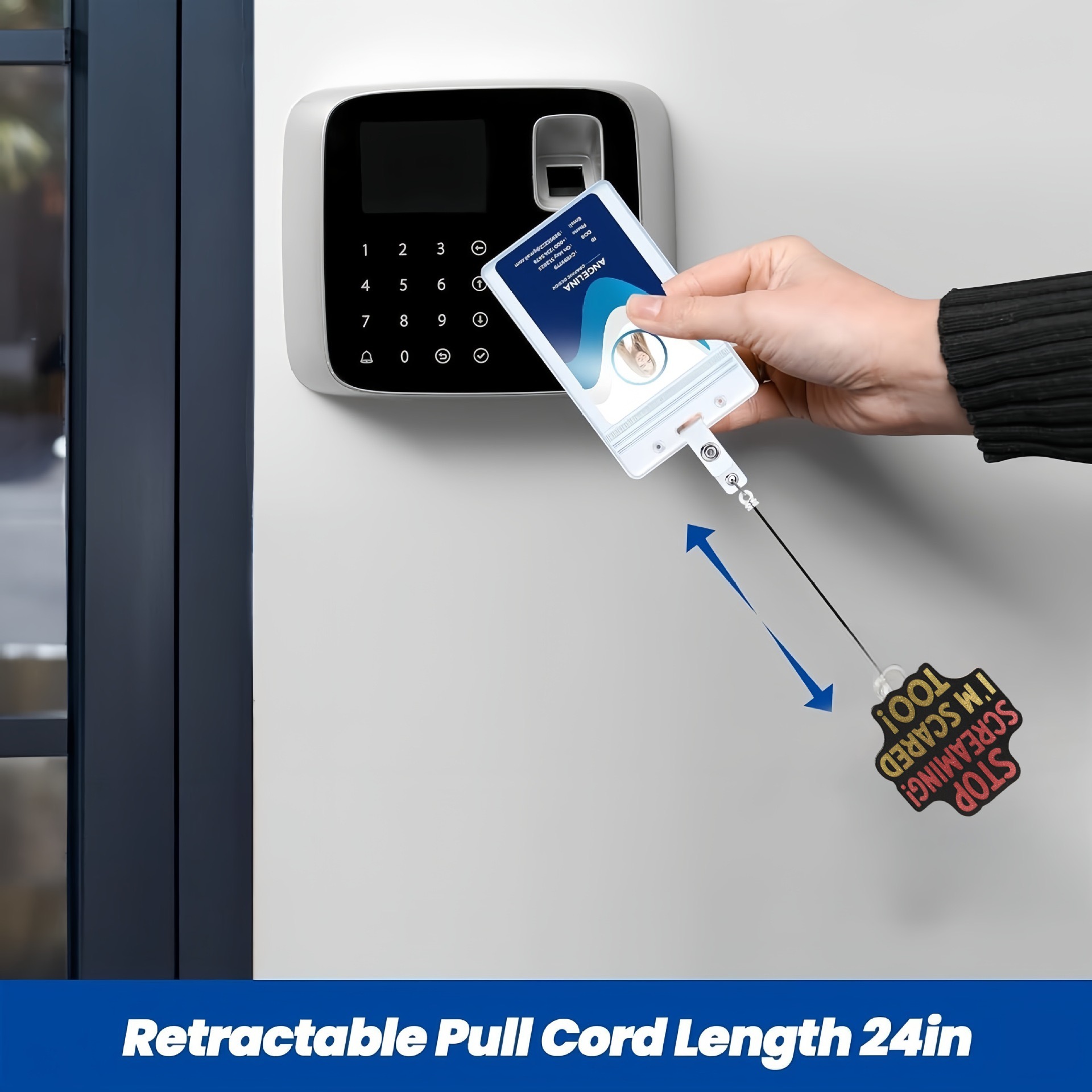 93 Retractable ID Name Badge Holder Reels with Swivel Alligator Clip  Cute Gifts