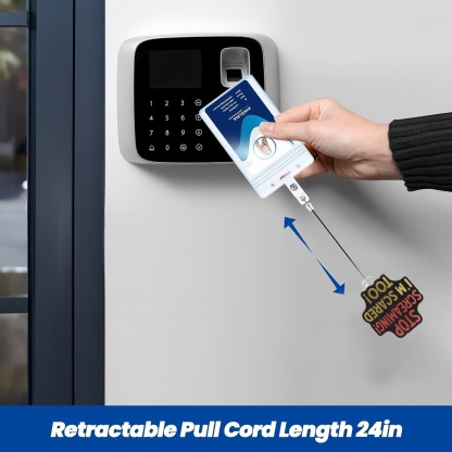 93 Retractable ID Name Badge Holder Reels with Swivel Alligator Clip  Cute Gifts