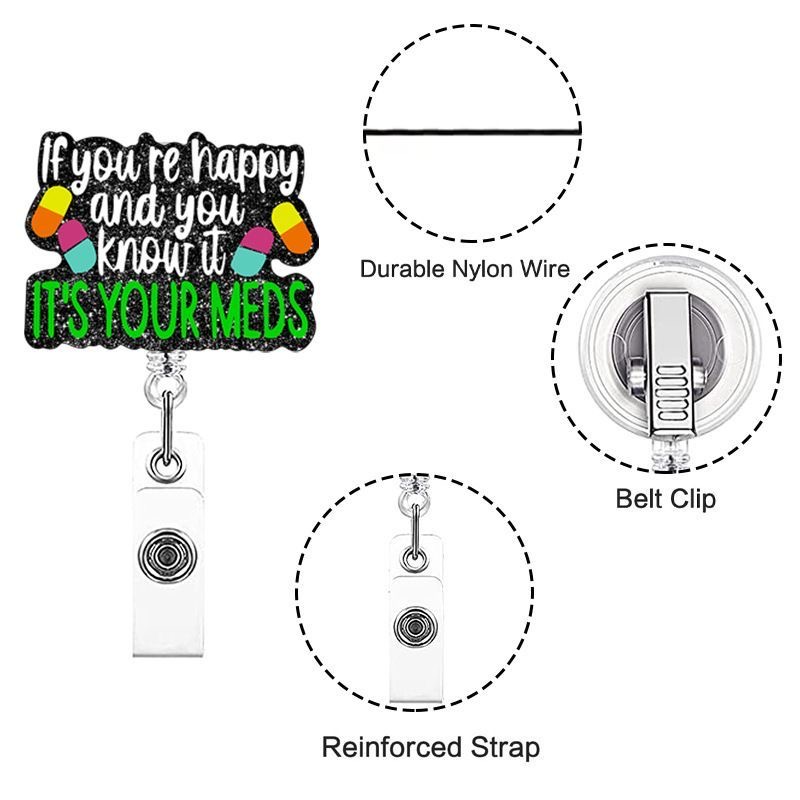 100 Retractable ID Name Badge Holder Reels with Swivel Alligator Clip  Cute Gifts