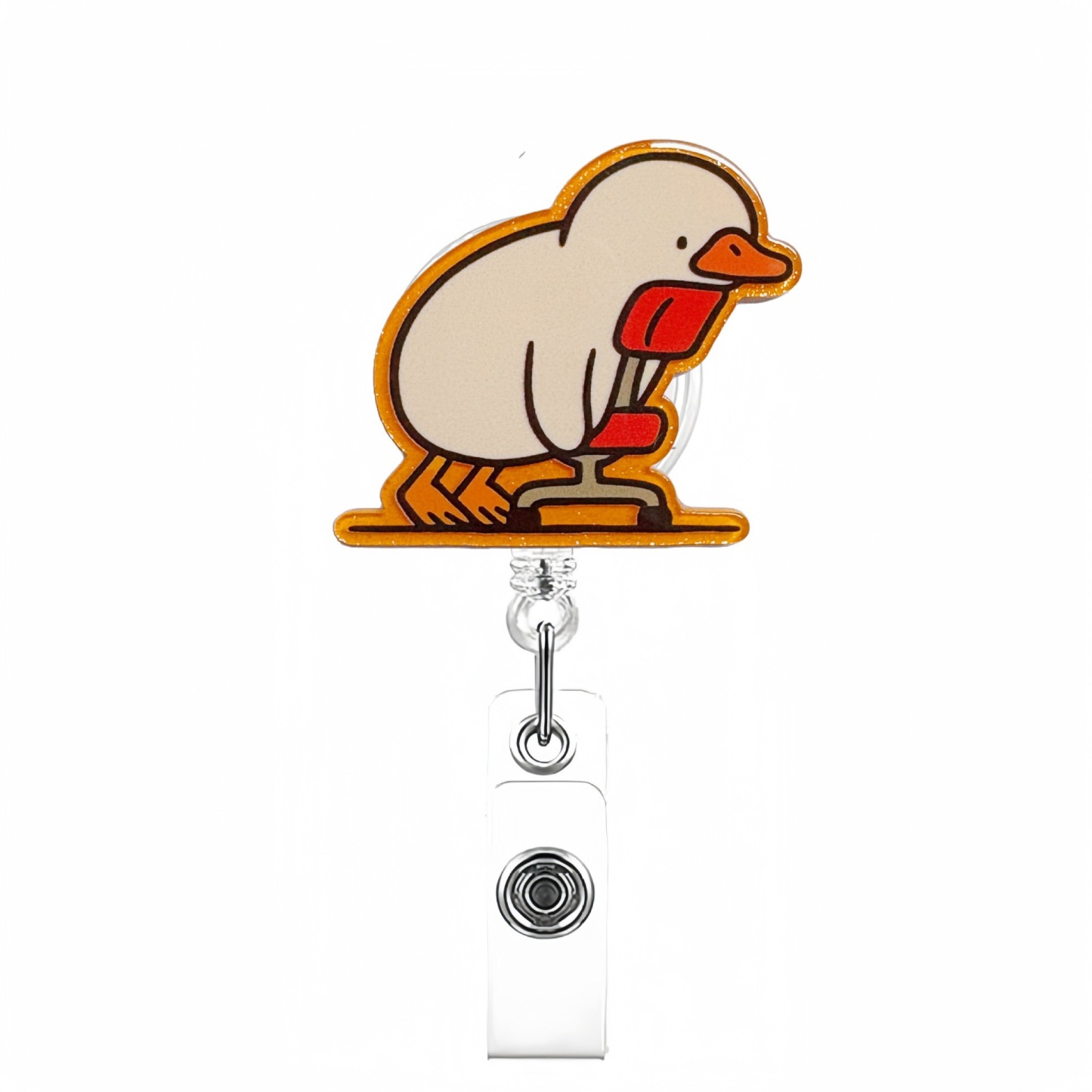 72 Retractable ID Name Badge Holder Reels with Swivel Alligator Clip  Cute Gifts