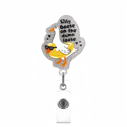90 Retractable ID Name Badge Holder Reels with Swivel Alligator Clip  Cute Gifts