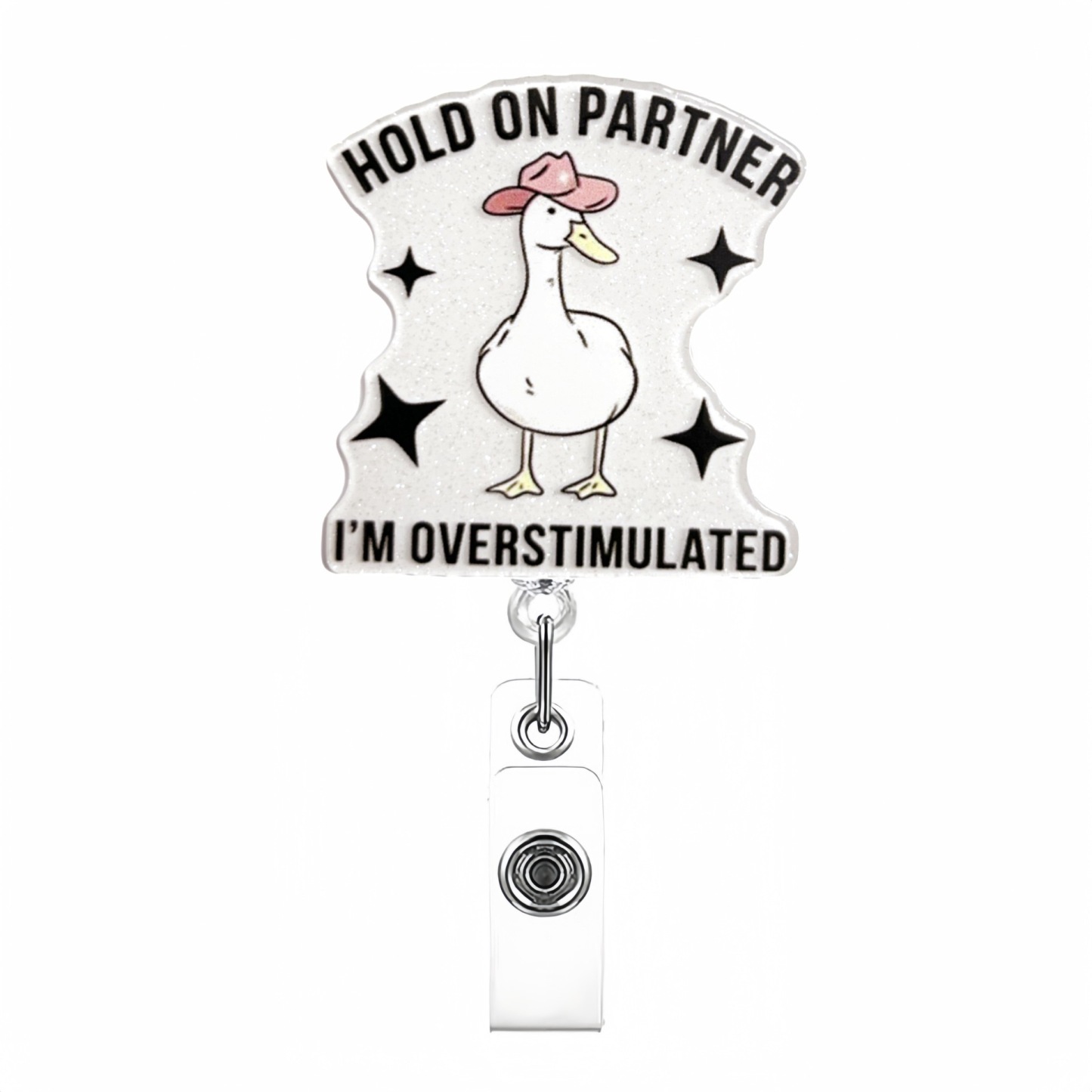 91 Retractable ID Name Badge Holder Reels with Swivel Alligator Clip  Cute Gifts