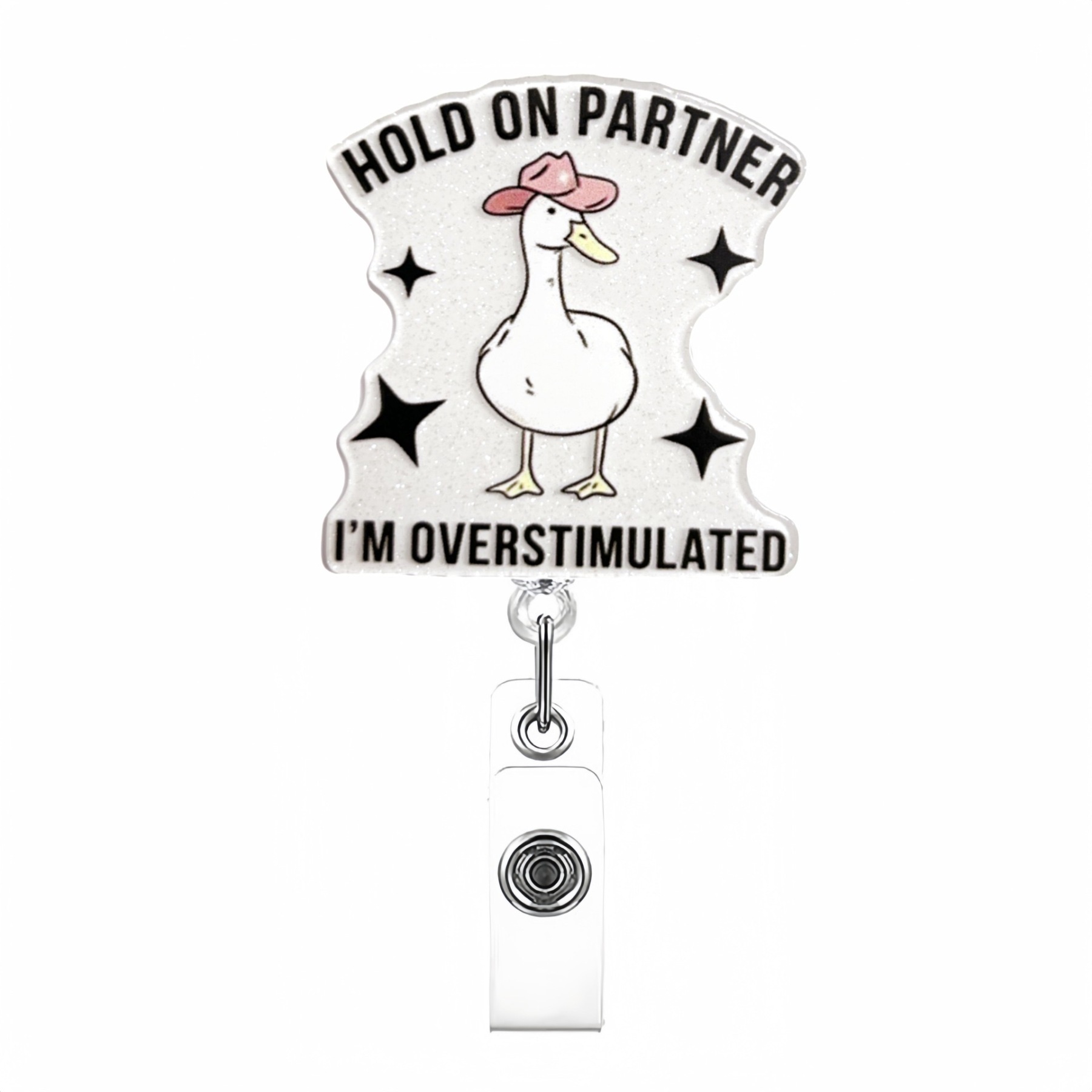 91 Retractable ID Name Badge Holder Reels with Swivel Alligator Clip  Cute Gifts