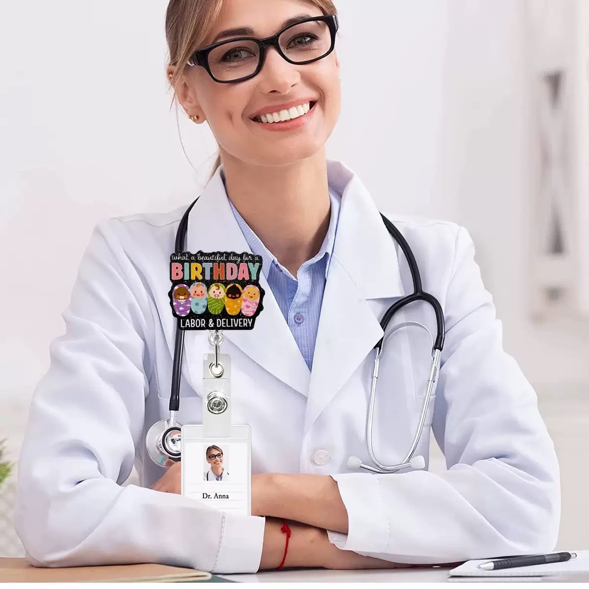 79 Retractable ID Name Badge Holder Reels with Swivel Alligator Clip  Cute Gifts