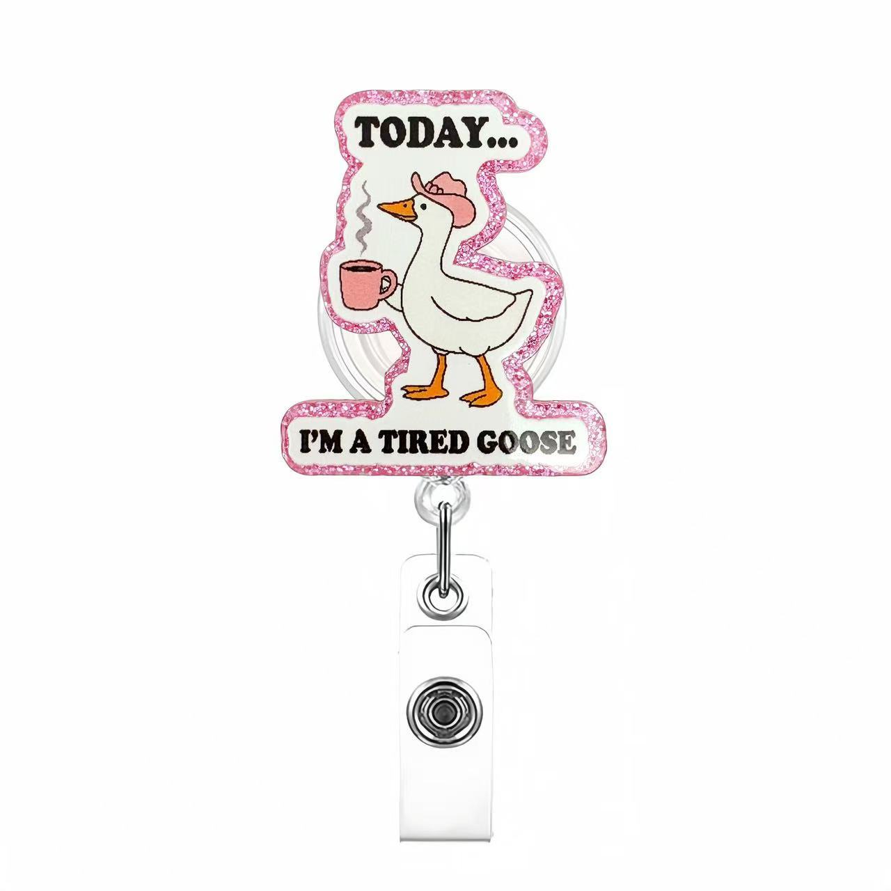 88 Retractable ID Name Badge Holder Reels with Swivel Alligator Clip  Cute Gifts