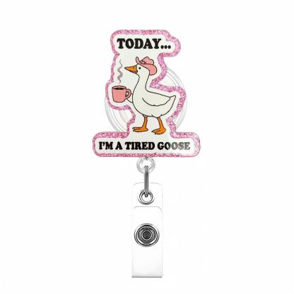 88 Retractable ID Name Badge Holder Reels with Swivel Alligator Clip  Cute Gifts