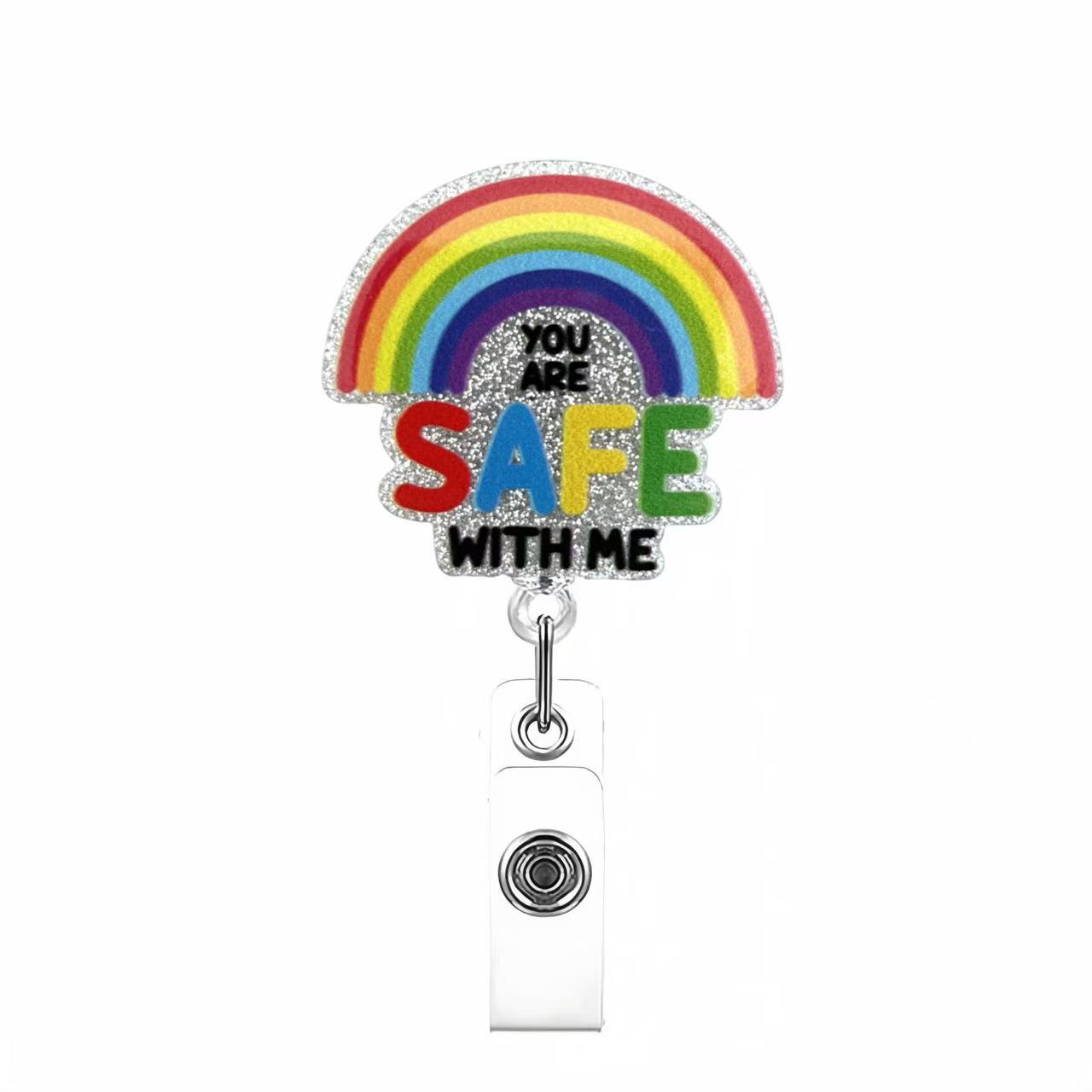 74 Retractable ID Name Badge Holder Reels with Swivel Alligator Clip  Cute Gifts