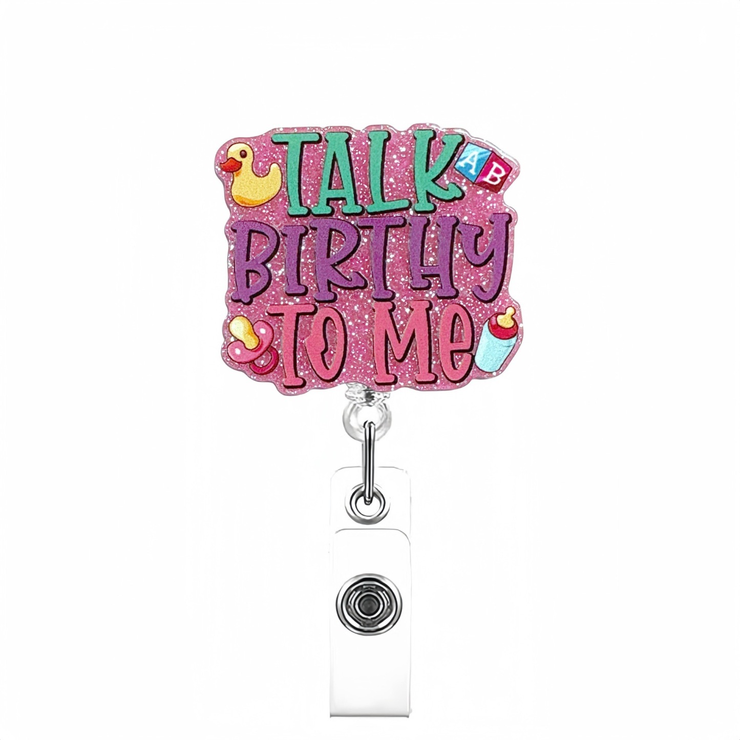 72 Retractable ID Name Badge Holder Reels with Swivel Alligator Clip  Cute Gifts