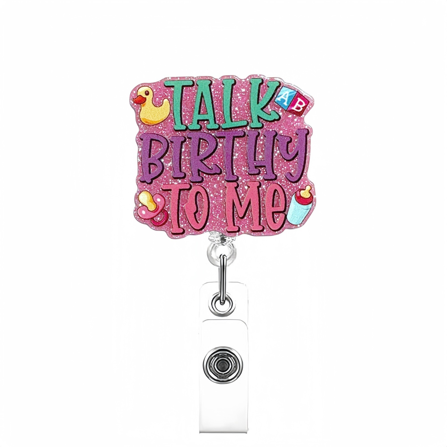 72 Retractable ID Name Badge Holder Reels with Swivel Alligator Clip  Cute Gifts