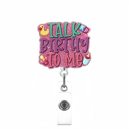 72 Retractable ID Name Badge Holder Reels with Swivel Alligator Clip  Cute Gifts