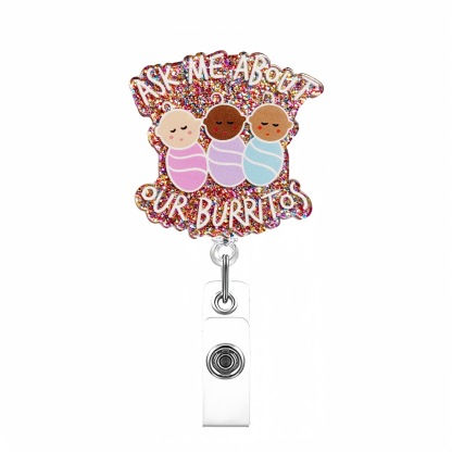 80 Retractable ID Name Badge Holder Reels with Swivel Alligator Clip  Cute Gifts