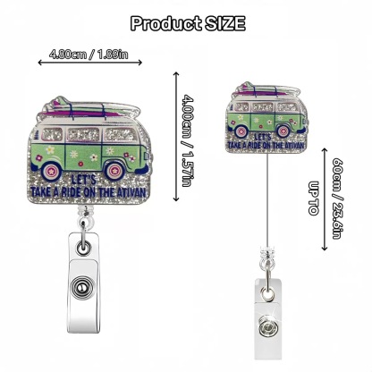 82 Retractable ID Name Badge Holder Reels with Swivel Alligator Clip  Cute Gifts