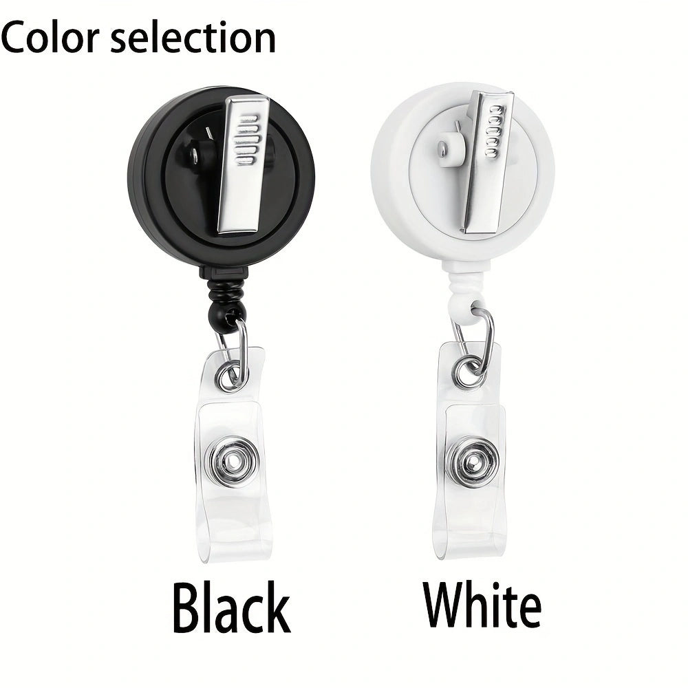 Custom Retractable Nurse Badge Reel with Swivel Alligator Clip and Retractable Cord - Personalized RN Gift, ID Holder