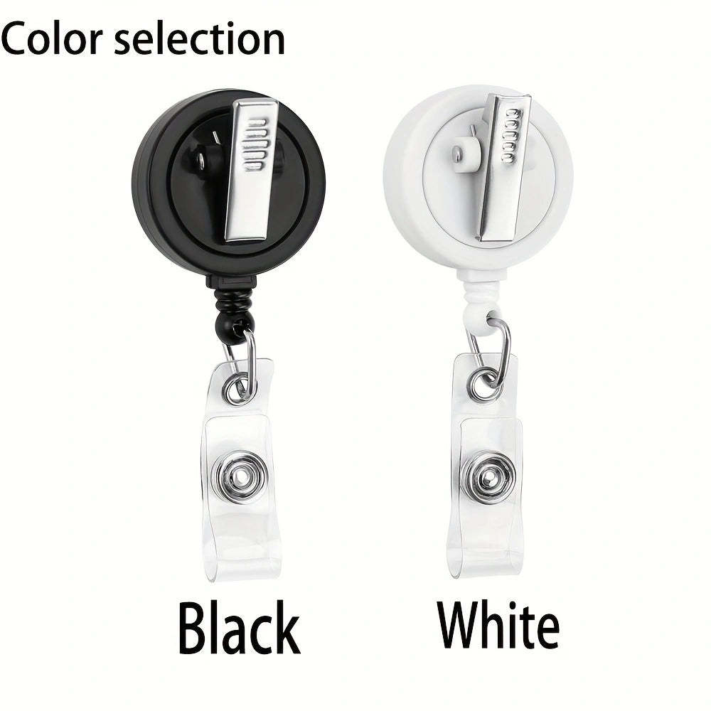 Custom Retractable Nurse Badge Reel with Swivel Alligator Clip and Retractable Cord - Personalized RN Gift, ID Holder