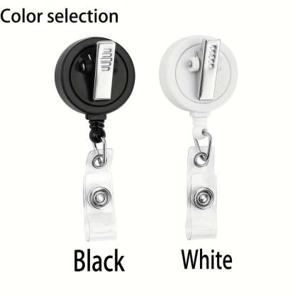 Custom Retractable Nurse Badge Reel with Swivel Alligator Clip and Retractable Cord - Personalized RN Gift, ID Holder