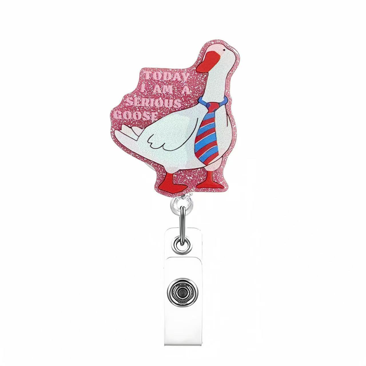 88 Retractable ID Name Badge Holder Reels with Swivel Alligator Clip  Cute Gifts