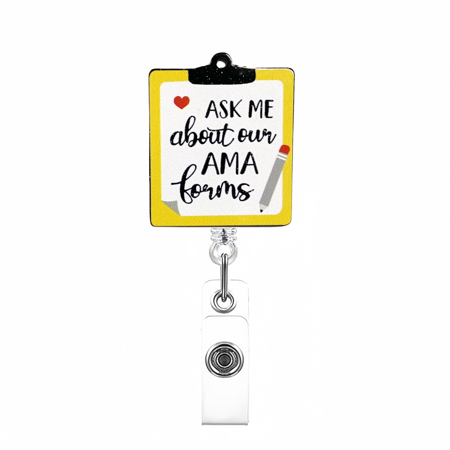 89 Retractable ID Name Badge Holder Reels with Swivel Alligator Clip  Cute Gifts