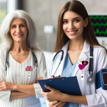 84 Retractable ID Name Badge Holder Reels with Swivel Alligator Clip  Cute Gifts