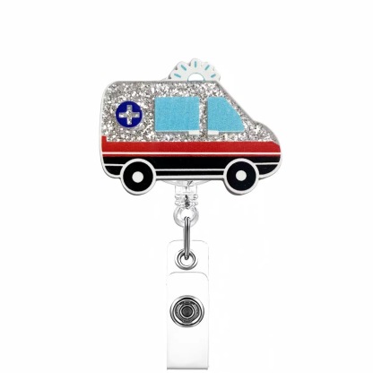 82 Retractable ID Name Badge Holder Reels with Swivel Alligator Clip  Cute Gifts