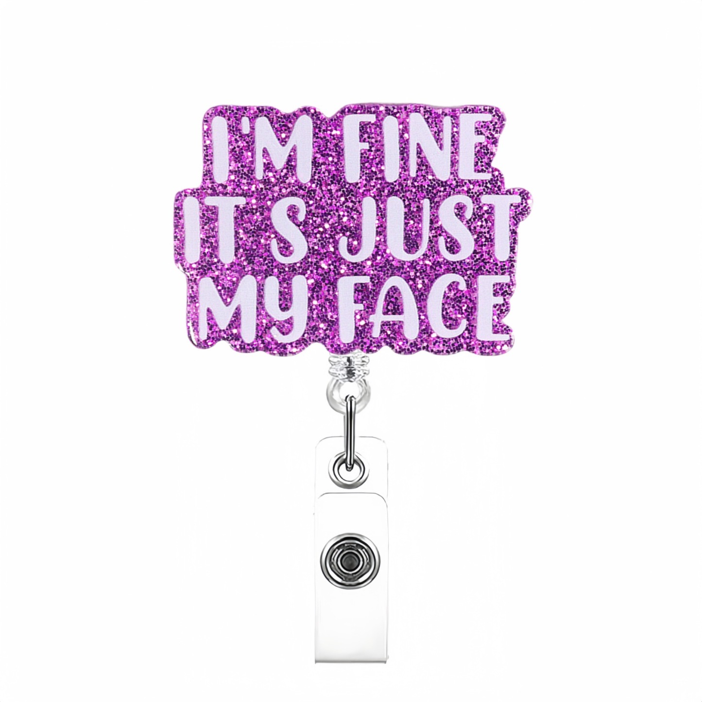 83 Retractable ID Name Badge Holder Reels with Swivel Alligator Clip  Cute Gifts