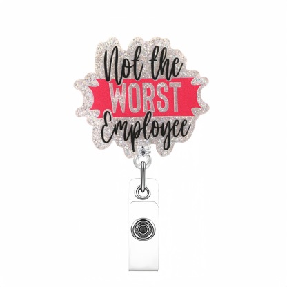 93 Retractable ID Name Badge Holder Reels with Swivel Alligator Clip  Cute Gifts