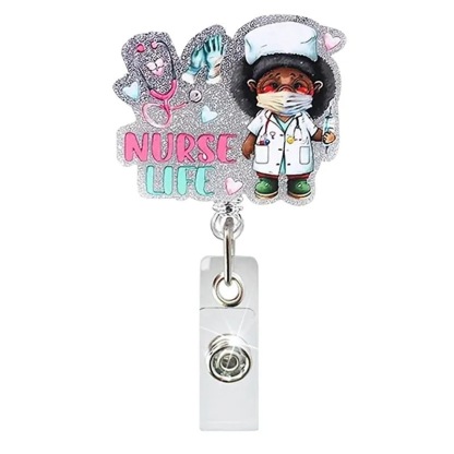 97 Retractable ID Name Badge Holder Reels with Swivel Alligator Clip  Cute Gifts