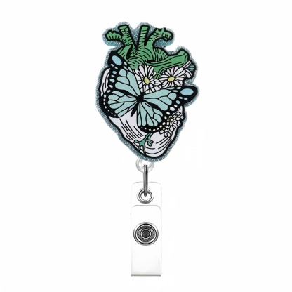 75 Retractable ID Name Badge Holder Reels with Swivel Alligator Clip  Cute Gifts