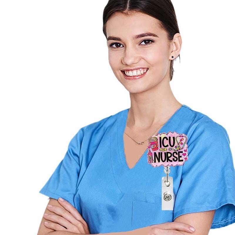 97 Retractable ID Name Badge Holder Reels with Swivel Alligator Clip  Cute Gifts