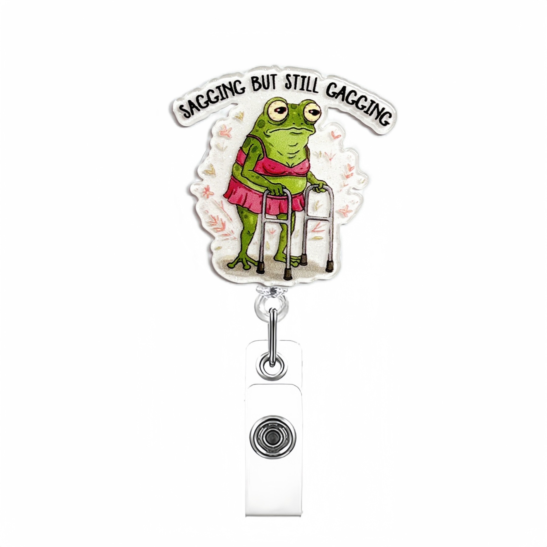 91 Retractable ID Name Badge Holder Reels with Swivel Alligator Clip  Cute Gifts