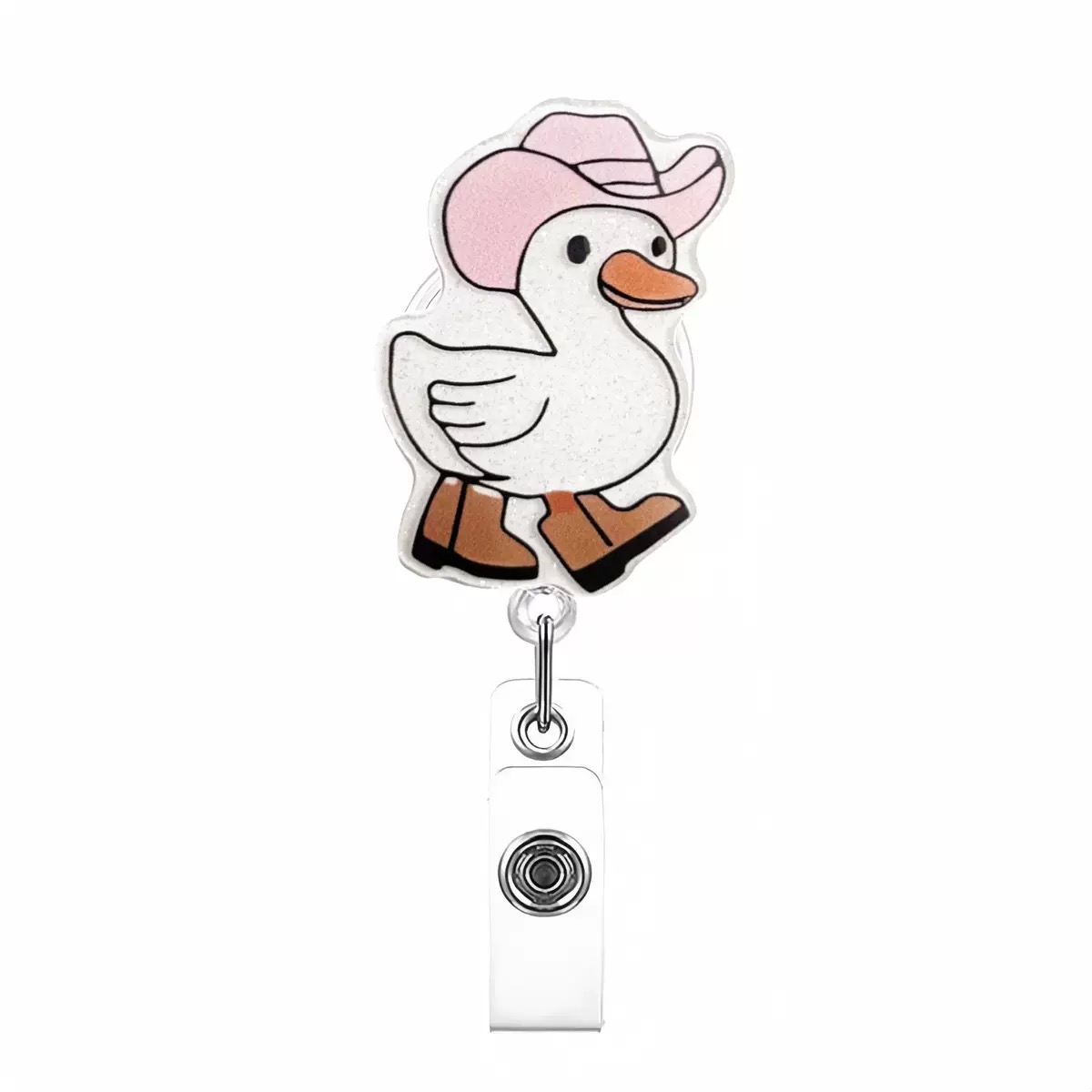 78 Retractable ID Name Badge Holder Reels with Swivel Alligator Clip  Cute Gifts