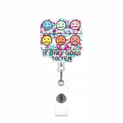 83 Retractable ID Name Badge Holder Reels with Swivel Alligator Clip  Cute Gifts