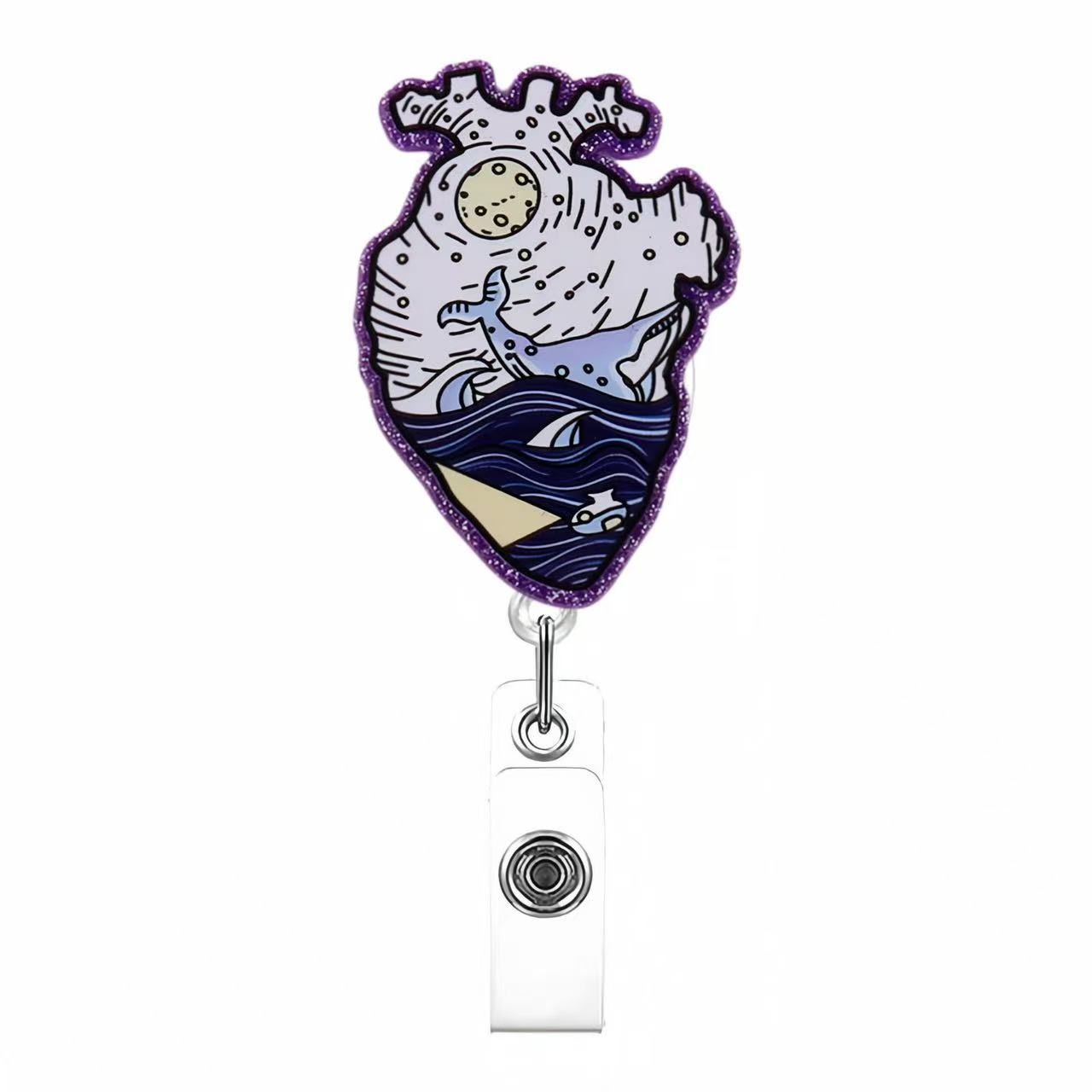 75 Retractable ID Name Badge Holder Reels with Swivel Alligator Clip  Cute Gifts