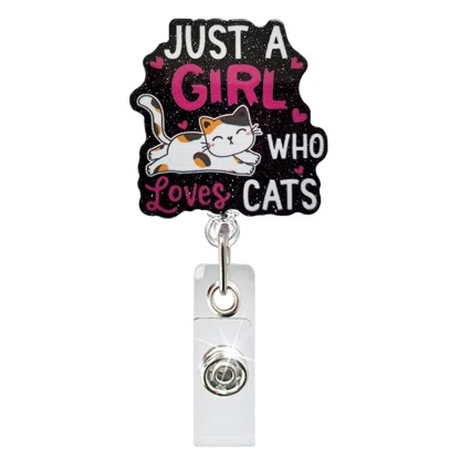 79 Retractable ID Name Badge Holder Reels with Swivel Alligator Clip  Cute Gifts