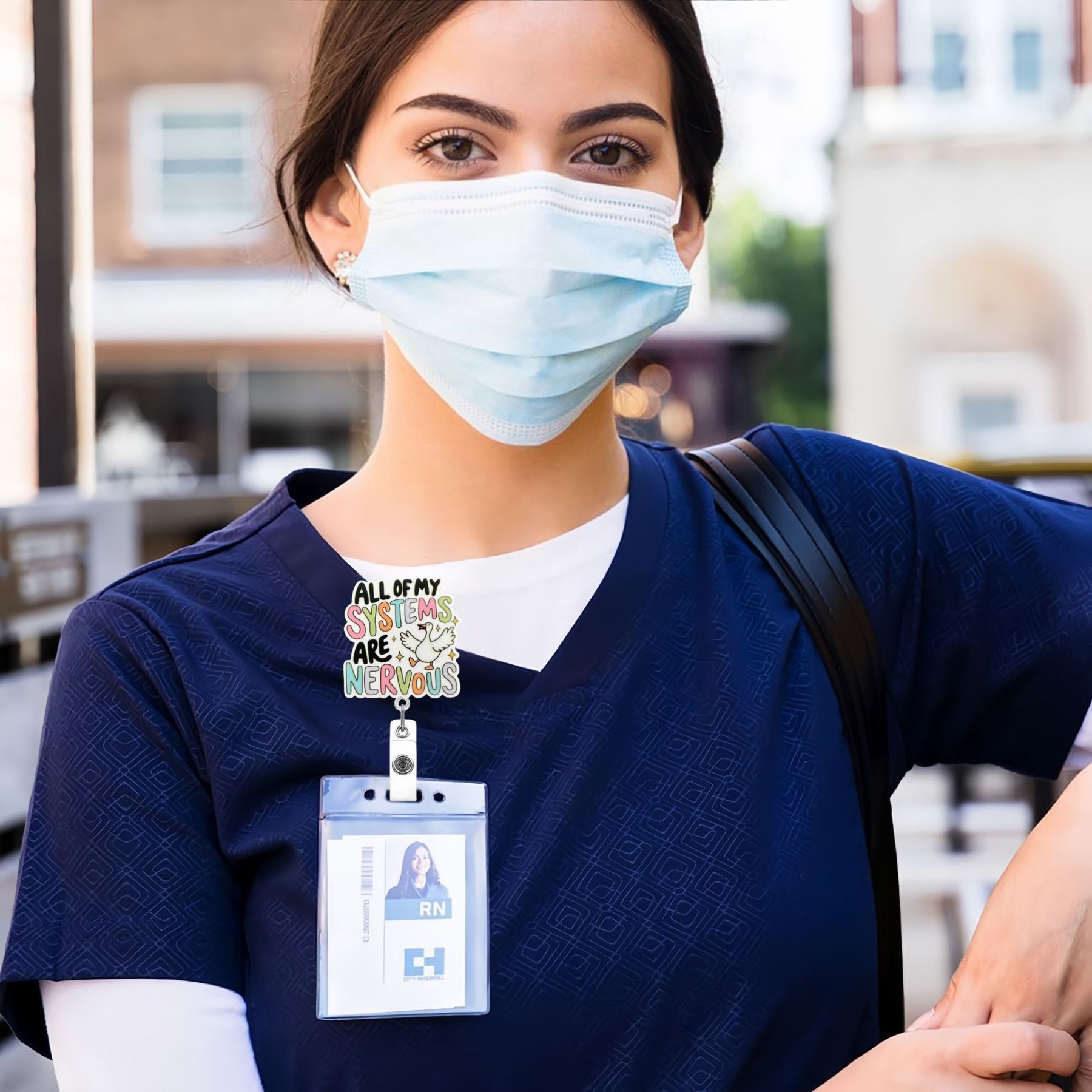 94 Retractable ID Name Badge Holder Reels with Swivel Alligator Clip  Cute Gifts