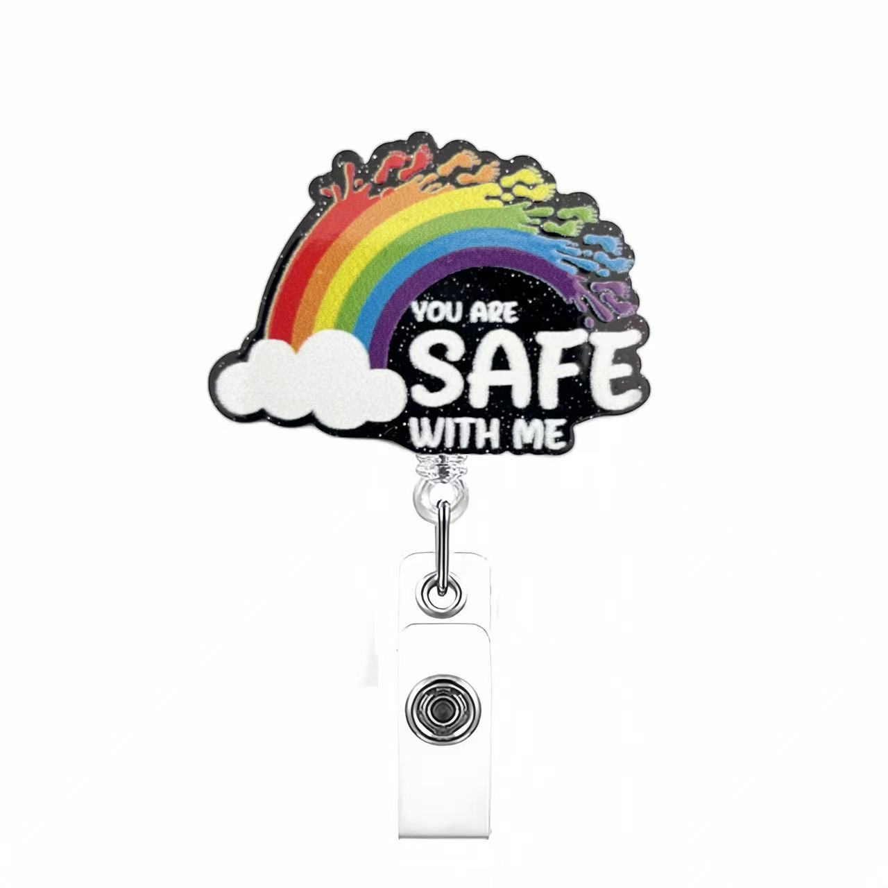 74 Retractable ID Name Badge Holder Reels with Swivel Alligator Clip  Cute Gifts