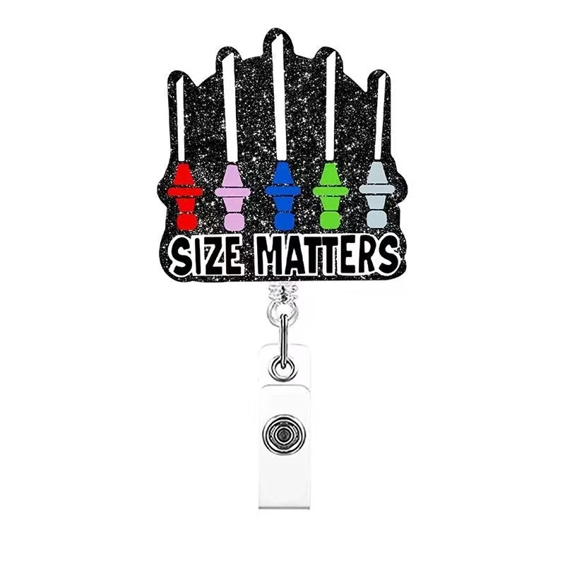 100 Retractable ID Name Badge Holder Reels with Swivel Alligator Clip  Cute Gifts