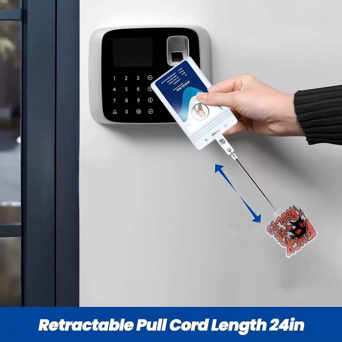 90 Retractable ID Name Badge Holder Reels with Swivel Alligator Clip  Cute Gifts