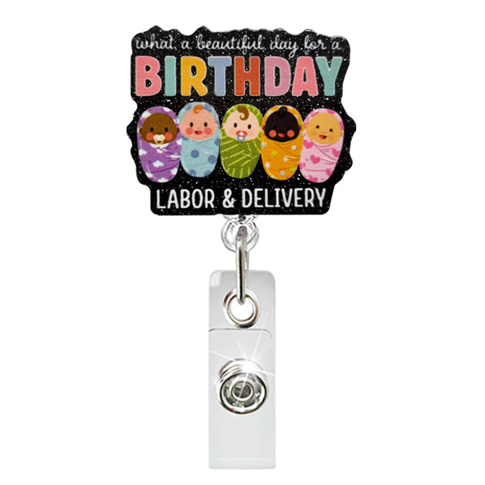 79 Retractable ID Name Badge Holder Reels with Swivel Alligator Clip  Cute Gifts