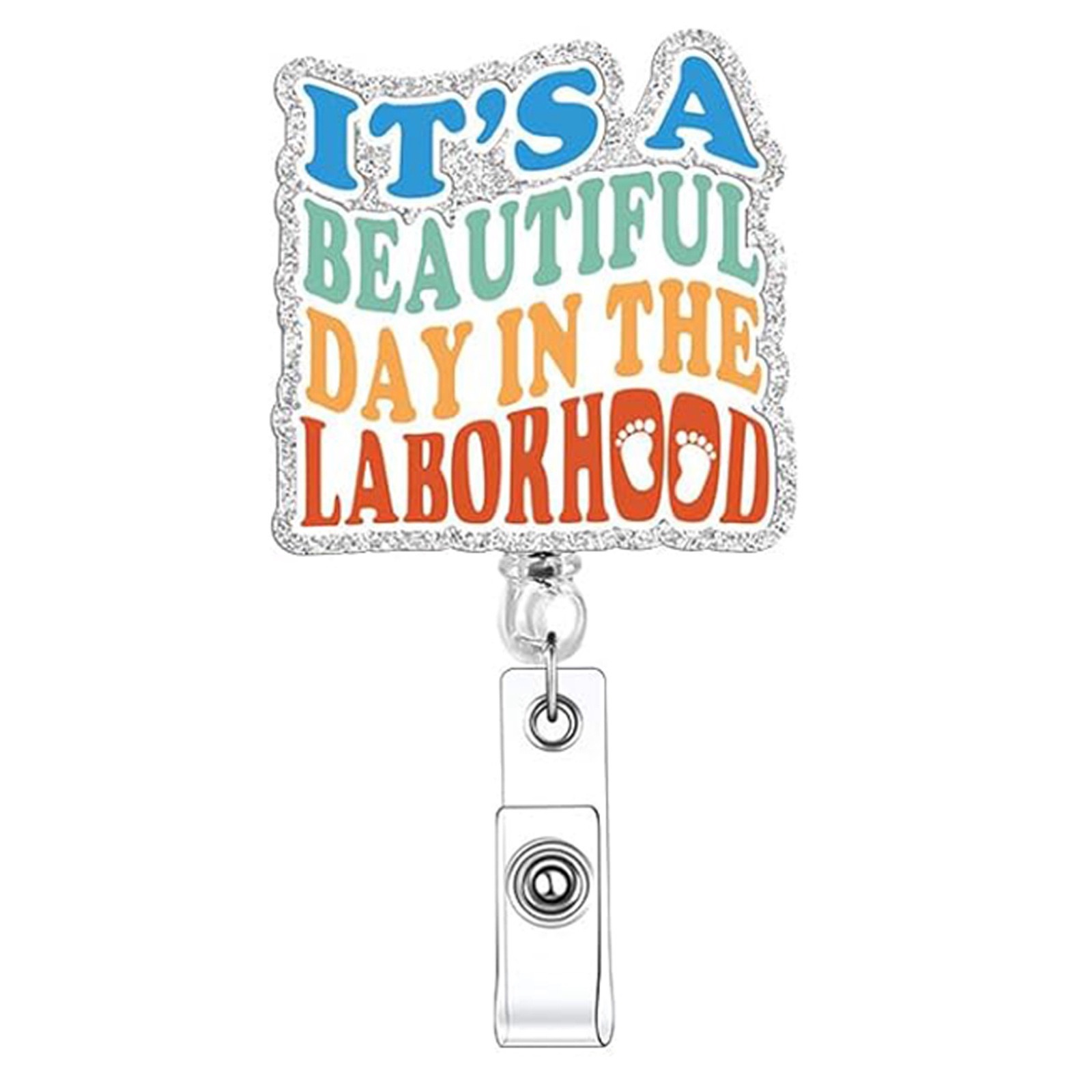 80 Retractable ID Name Badge Holder Reels with Swivel Alligator Clip  Cute Gifts