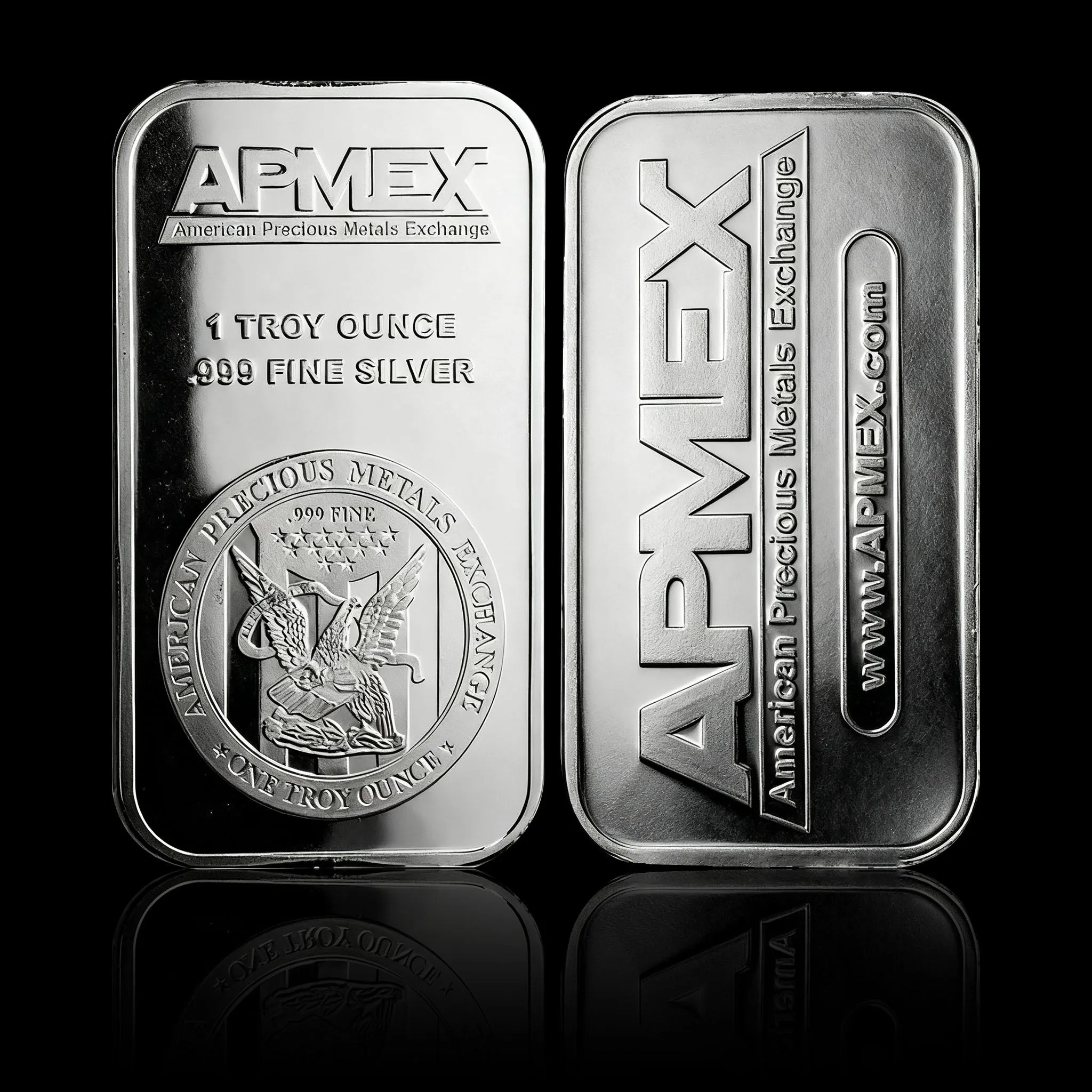 🦅APMEX 1 oz .999 Fine Silver Bar – American Eagle Heritage for Collectors