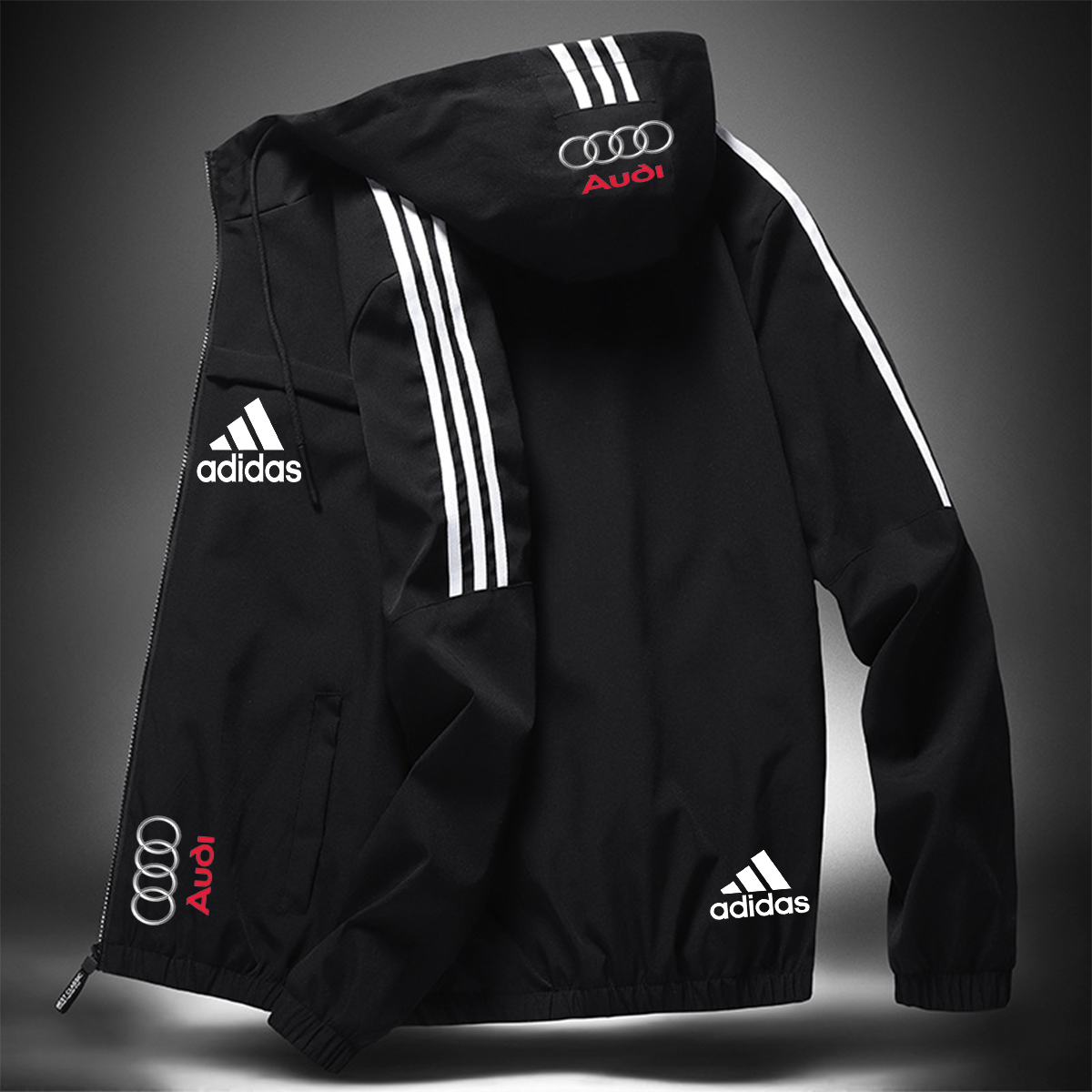 Adidas | Audi, jesenné a zimné bundy, pripravené na predaj, limitované množstvo