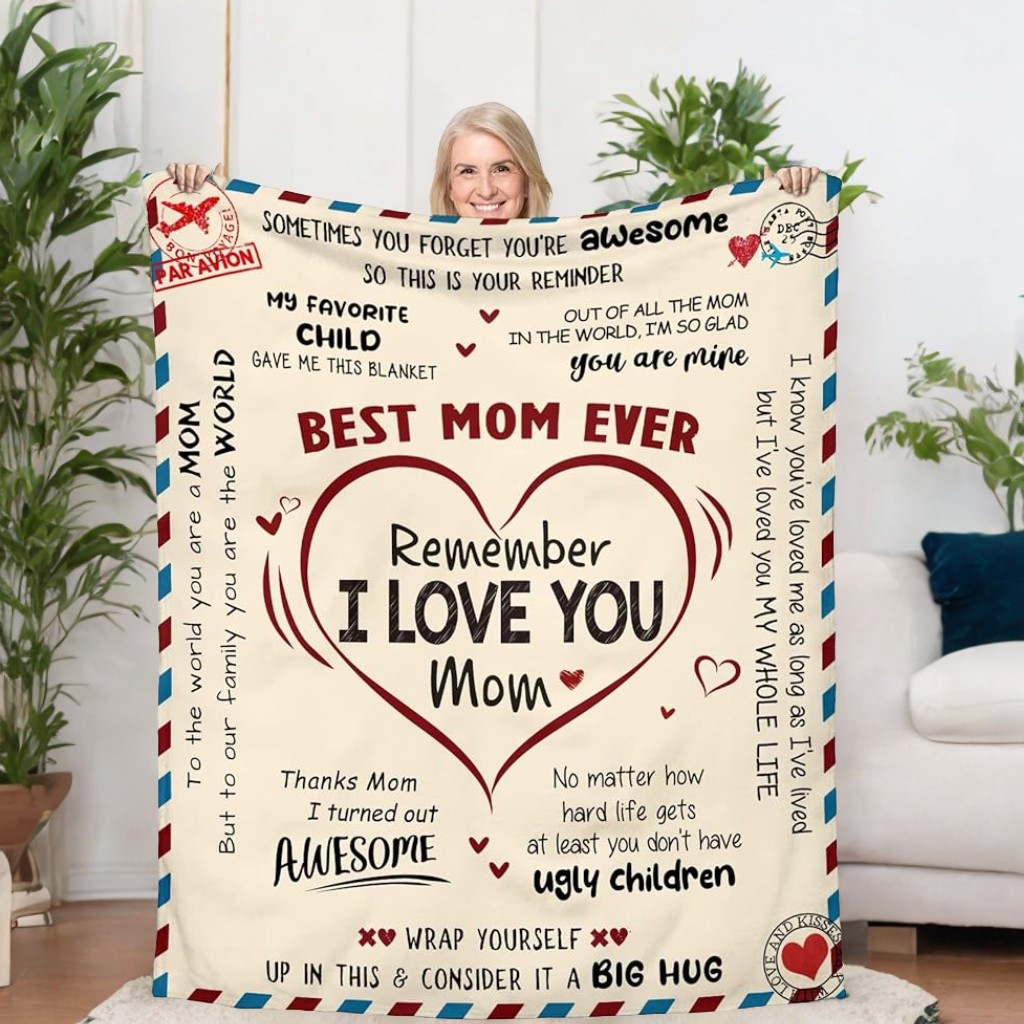 Best Mom Ever,The Best Mother's Day Gift Blanket