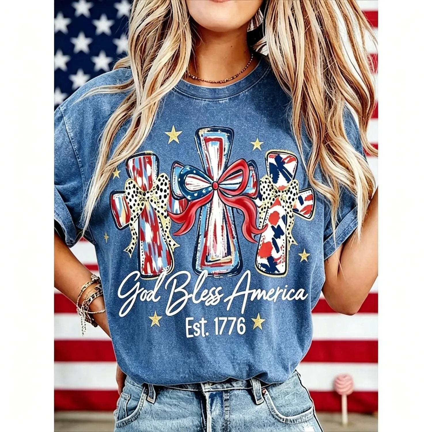 God Bless America Women T-Shirt