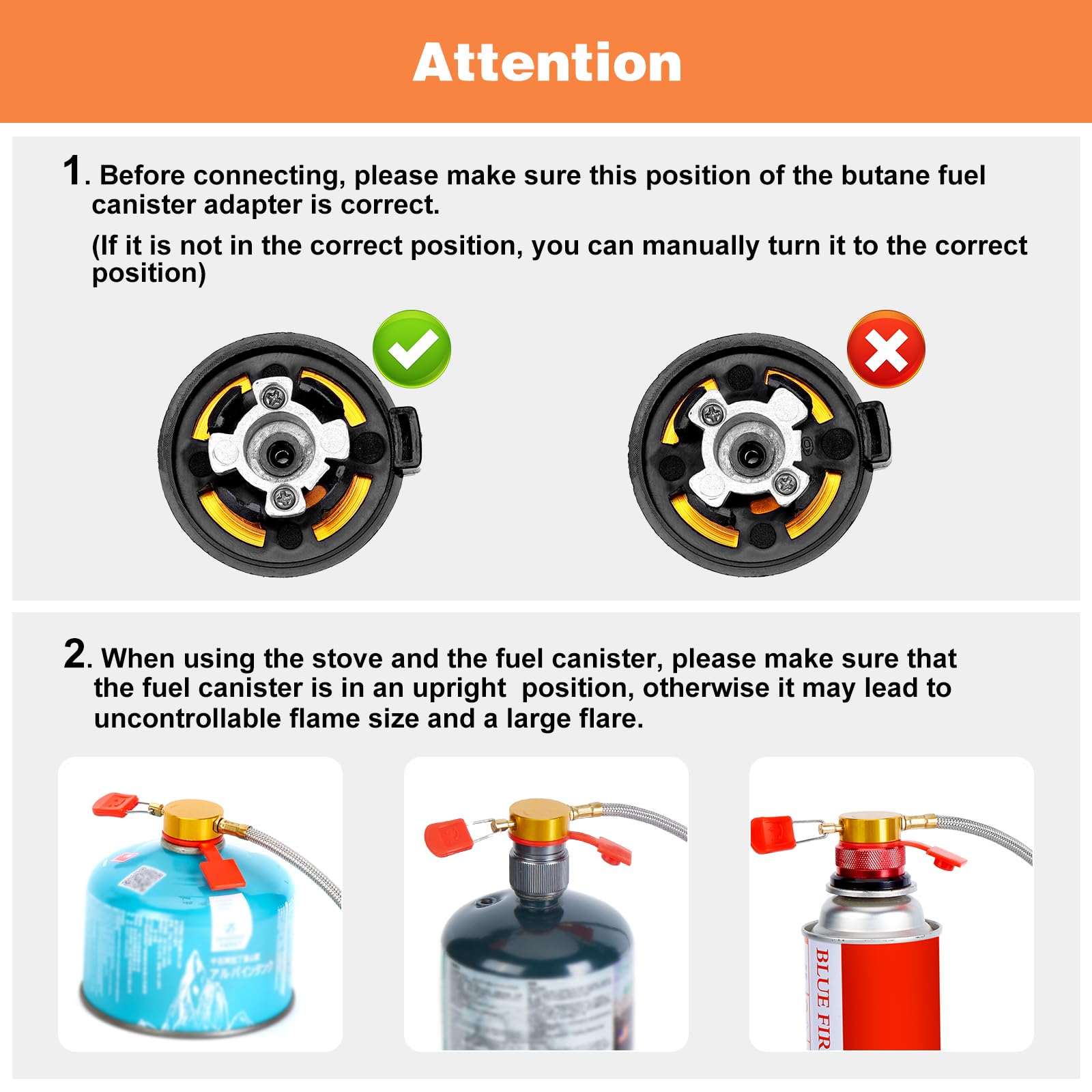 🔥LAST DAY 57% OFF🌟9900W/12800W Windproof Camping Stove, Camping Gas Stove with Piezo Ignition