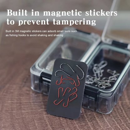 Magnetic fish hook storage cube