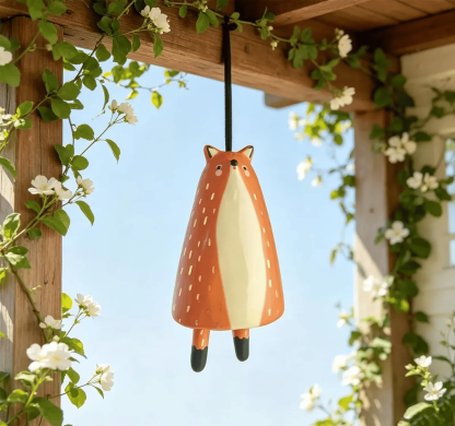 🎁🎉Only $27.99 This Week🌟🐶Hand-painted wind chime featuring cute animals🎐
