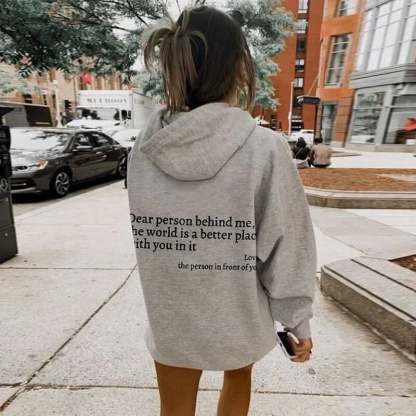 ⏰Historical Lowest Price: Save 49% 'Dear Person Behind Me' Sweatshirt(🎁BUY 2 FREE SHIPPING)